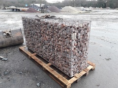 Gabion pierre rose