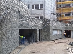 gabion habillage facade