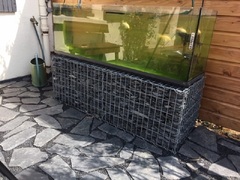 gabion support aquarium