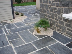 terrasse quartzite noir
