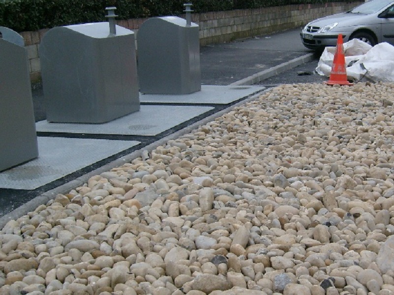 béton désactivé multicolor